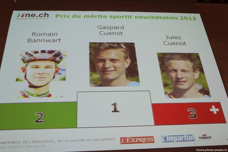 Jeudi 20 décembre 2012 Mérite sportif neuchâtelois