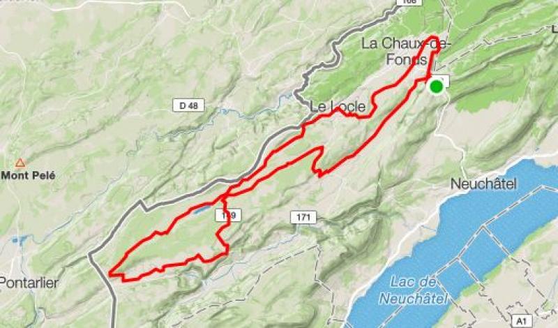 Samedi 22 avril 2017 Sortie cyclo Jura Neuchâtelois