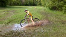 Entraînement dans la boue