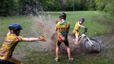 Entraînement dans la boue